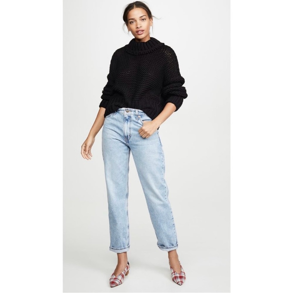 Free People My Only Sunshine Sweater in Black